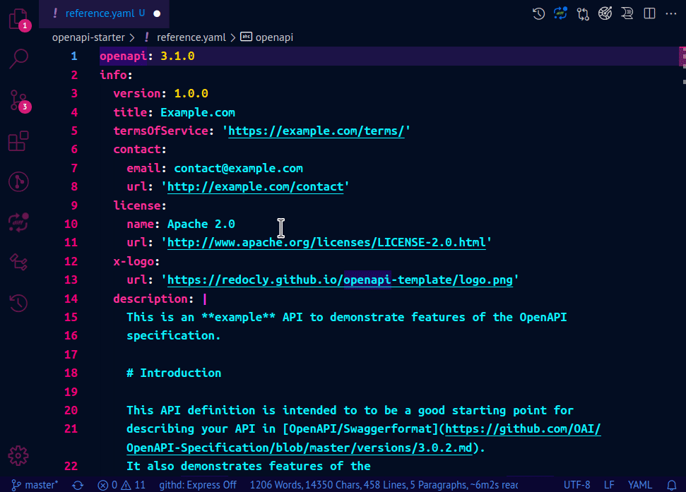 Interactive controls in the Cursor context panel