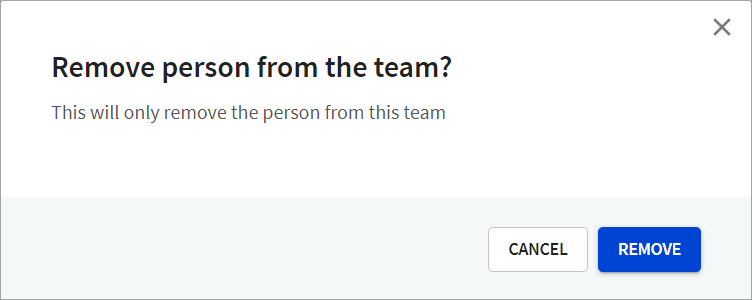 Remove person