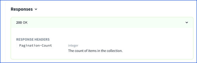 pagination-count header